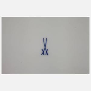 Meissen Teller Blaumalerei