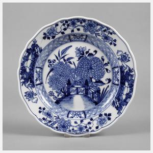 Meissen Teller Blaumalerei