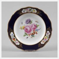 Meissen Teller mit Kobaltrand111