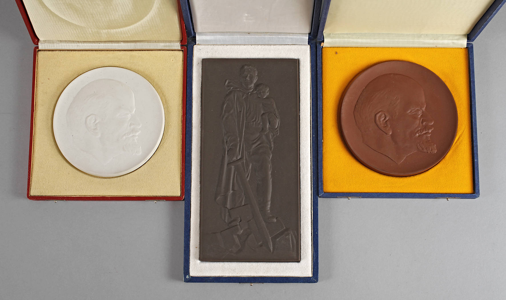 Meissen drei Plaketten