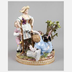 Meissen Figurengruppe ” Das Stelzenspiel”