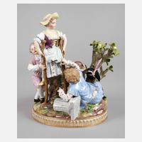 Meissen Figurengruppe ” Das Stelzenspiel”111