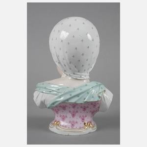 Meissen große Mädchenbüste