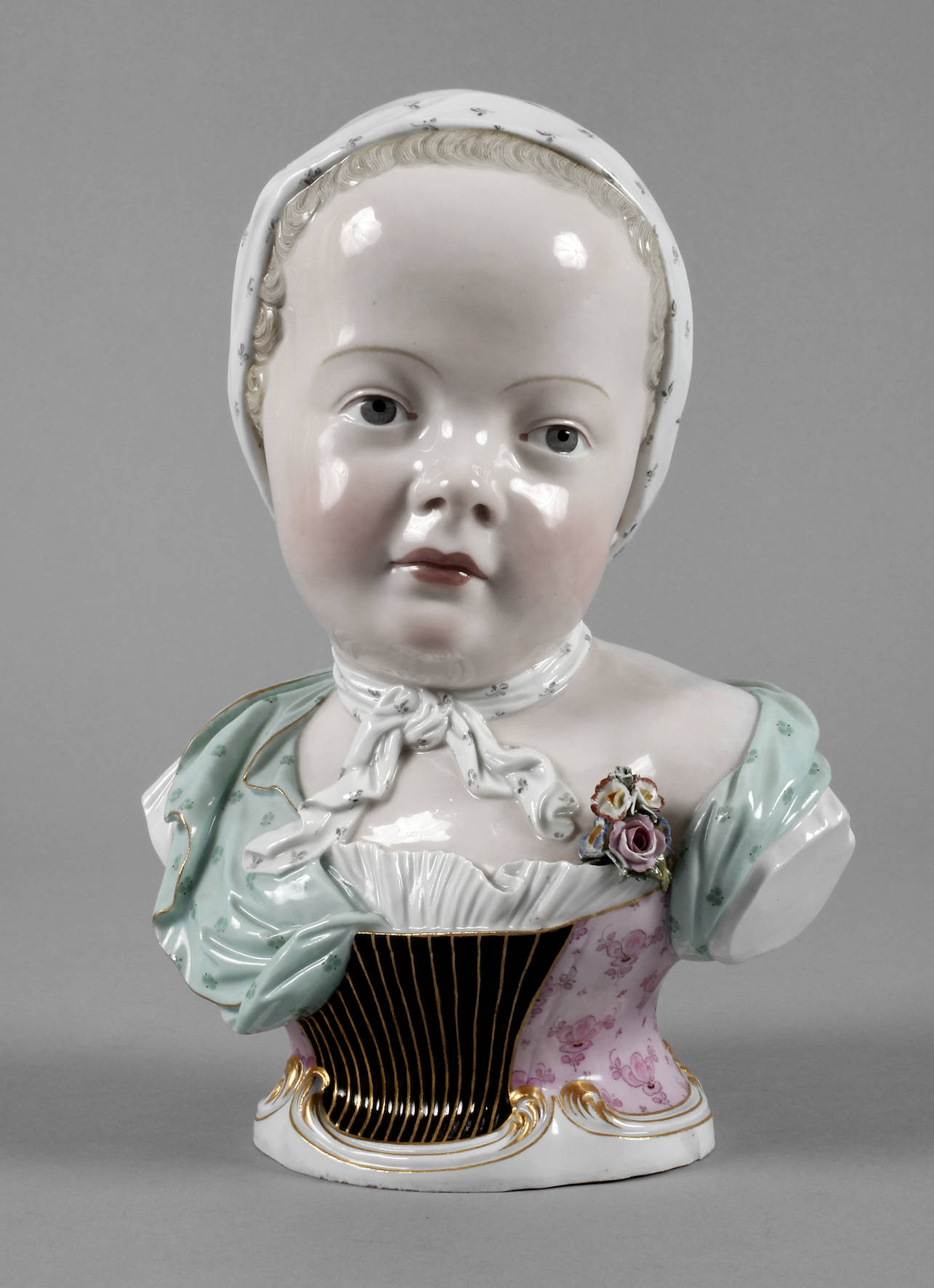 Meissen große Mädchenbüste