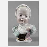 Meissen große Mädchenbüste111