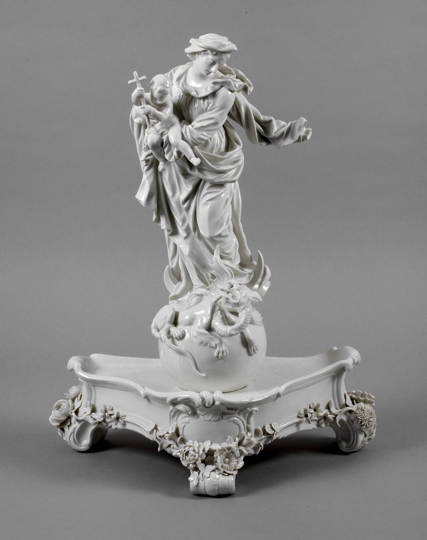 Meissen große Tafelfigur ”Maria Immaculata”