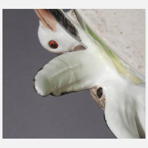 Meissen Paar Trommeltauben (Pigeon)