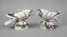 Meissen Paar Trommeltauben (Pigeon)