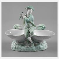 Meissen Saliere mit Flötenspieler111