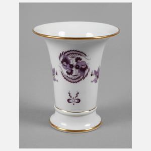 Meissen Trichtervase reicher Drache