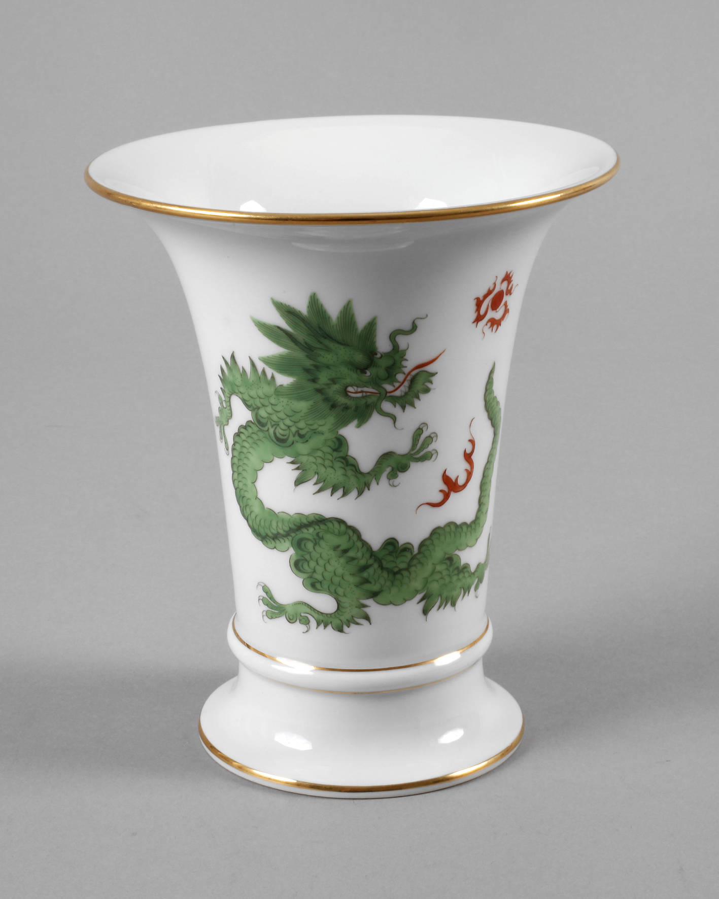 Meissen Vase reicher Drache