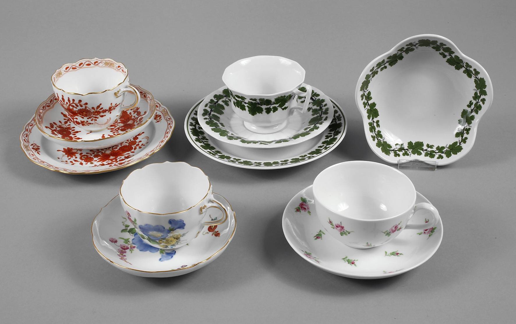 Meissen Konvolut Sammeltassen