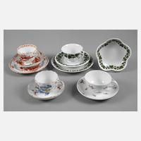 Meissen Konvolut Sammeltassen111