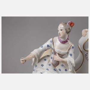 Nymphenburg Figurengruppe ”Eitelkeit”