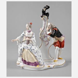 Nymphenburg Figurengruppe ”Eitelkeit”