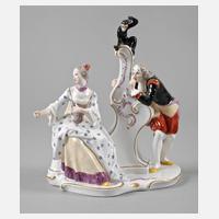 Nymphenburg Figurengruppe ”Eitelkeit”111