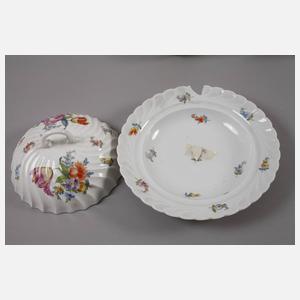 Nymphenburg Service mit Blütenbuketts