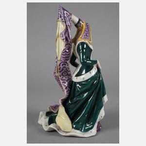 Passau Mittelalterfigur Dame mit hoher Haube