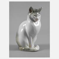 Pfeffer Gotha sitzende Katze111