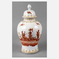 Potschappel Deckelvase Chinoiserie111