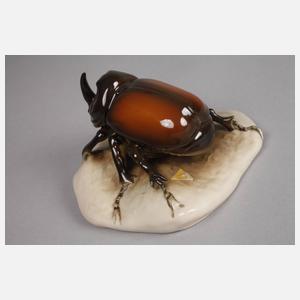 Royal Dux Nashornkäfer