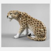 Schaubachkunst sitzender Leopard111