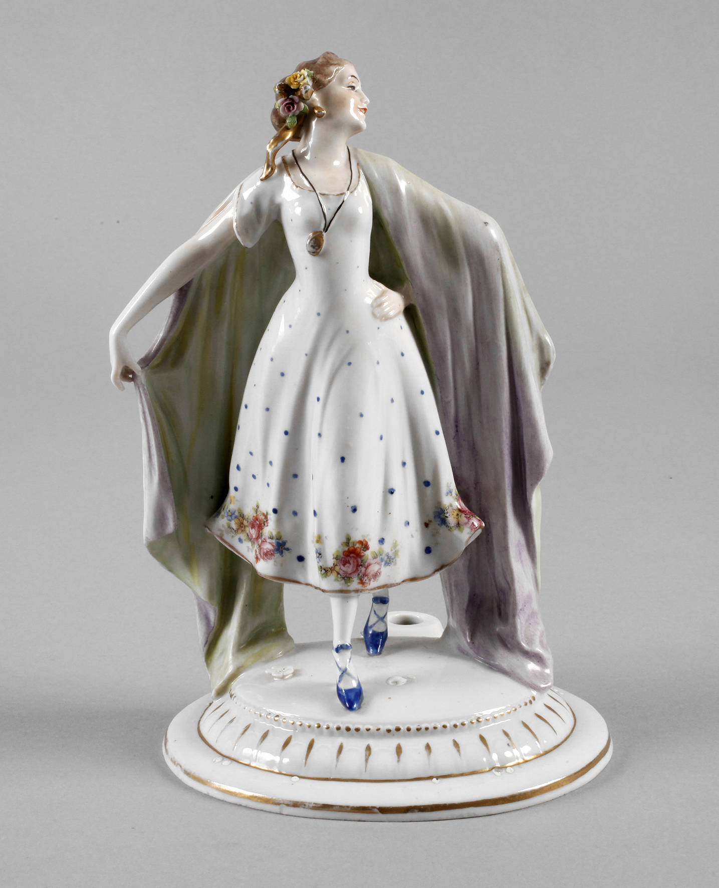 Schwarza-Saalbahn figürlicher Lampenfuß