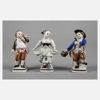 Sitzendorf drei Gärtnerkinder111