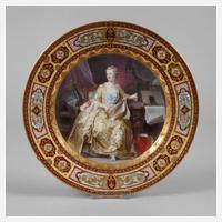 Thüringen Wandteller ”L'atour de Marquis de Pompadour”111