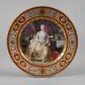 Thüringen Wandteller ”L'atour de Marquis de Pompadour”