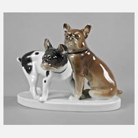 Volkstedt Paar Bulldoggen111