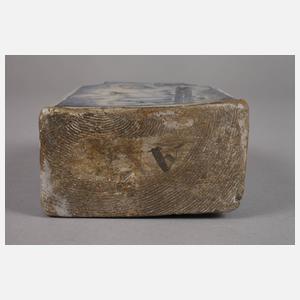 Pilgerflasche mit Jesusdarstellung