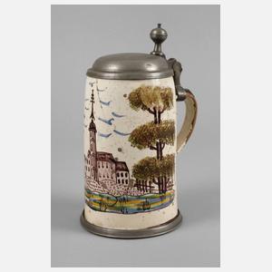 Crailsheimer Fayence-Walzenkrug