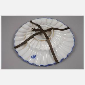 Buckelplatte Fayence