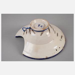 Frankfurter Bartschüssel Fayence