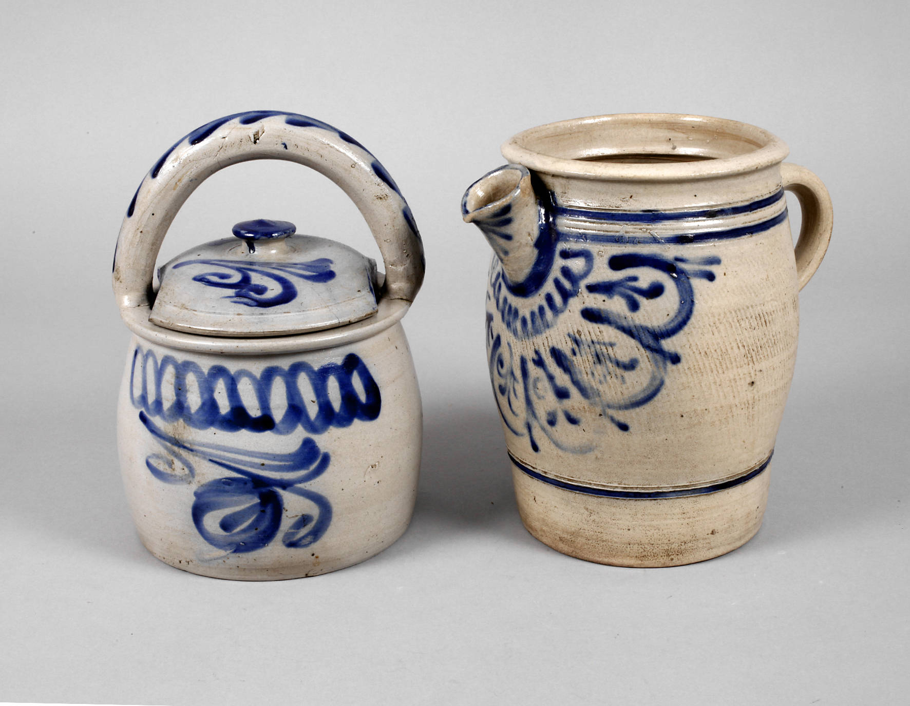 Westerwälder Krug und Henkelgefäß