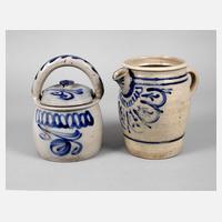 Westerwälder Krug und Henkelgefäß111