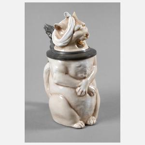 Bierkrug ”Kranke Katze”