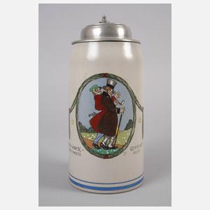 Bierkrug Jugendstil Franz Ringer