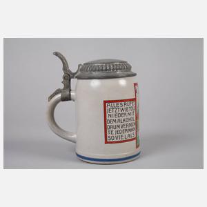 Jugendstilbierkrug Franz Ringer