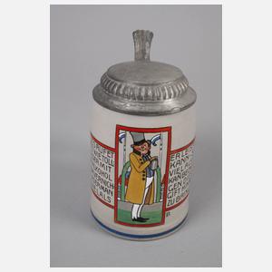 Jugendstilbierkrug Franz Ringer