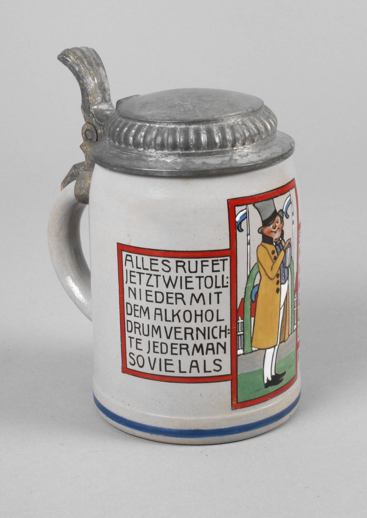 Jugendstilbierkrug Franz Ringer