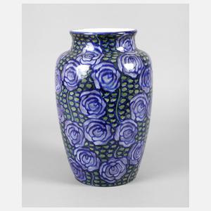 Wien Vase blaue Rosen