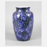 Wien Vase blaue Rosen111