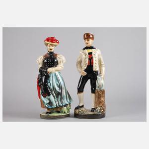 Karlsruhe Paar Trachtenfiguren