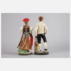 Karlsruhe Paar Trachtenfiguren