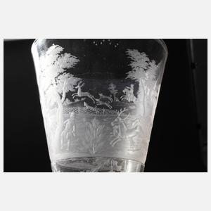 Feiner barocker Jagdpokal