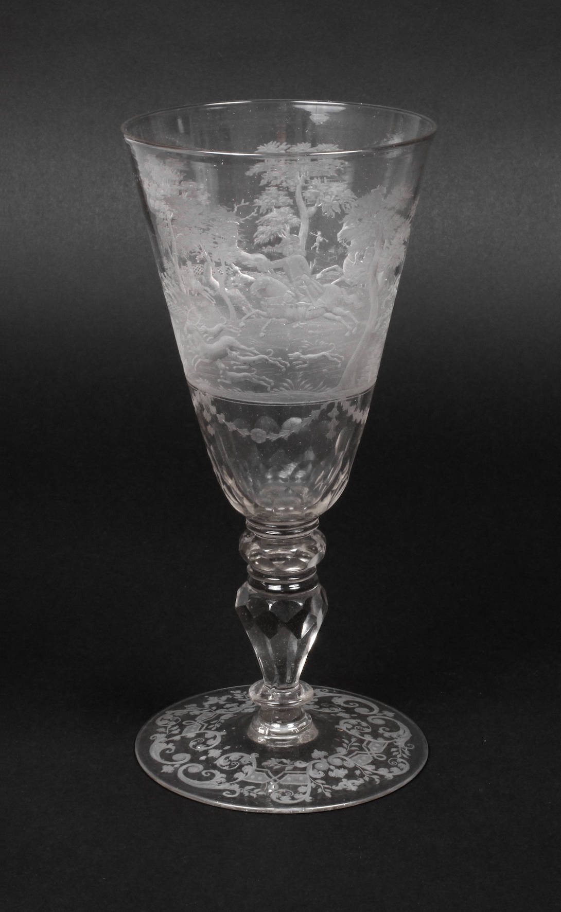 Feiner barocker Jagdpokal