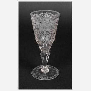 Feines barockes Pokalglas