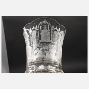 Feiner Mattschliffbecher ”Vater unser”